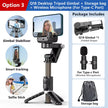 360 Rotation following Shooting Mode Gimbal Stabilizer 