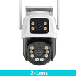 Three Lens PTZ IP Camera Outdoor HD Three Screen Wifi Security Camera Auto Tracking Dual Len Wirelss CCTV Camera Icsee