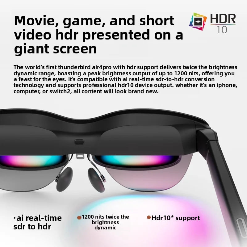 Air 4 Pro AR Glasses 4K HDR10 135