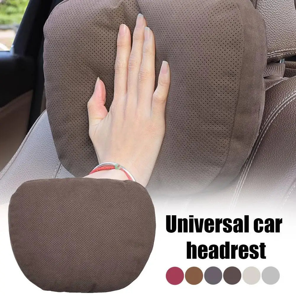 Headrest Universal Adjustable Car Neck Pillow Lumbar Support Cushion Soft Memory Foam for S Class Sedan SUV Vehicle Comfort