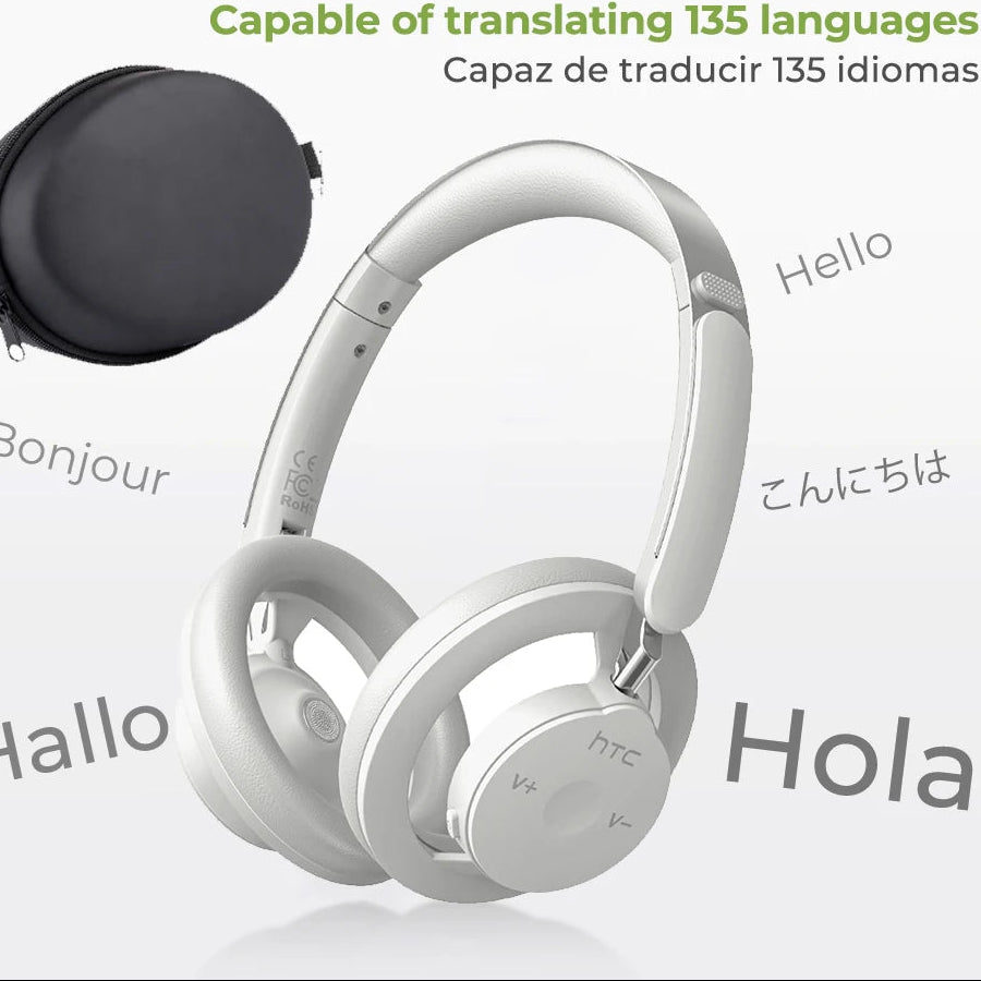 HP06 Bluetooth V6.0 Wireless Open-Ear Headphones Foldable Punchy Bass Headset for PC Laptop Phone TV Lightweight Hollow Airy