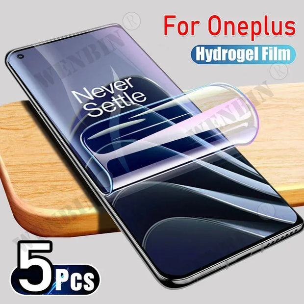 5 Pcs Hydrogel Film Screen Protector for Oneplus 