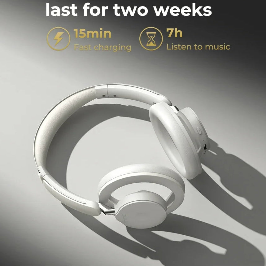 HP06 Bluetooth V6.0 Wireless Open-Ear Headphones Foldable Punchy Bass Headset for PC Laptop Phone TV Lightweight Hollow Airy
