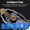 USB C Car Charger Adapter with Voltage Display 6 in 1 Super Fast in Car for Iphone 16 15 Pro Max Samsung Android Phone