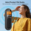Rechargeable Mini Portable FM Radio with Clip