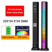 RGB LED Strip Light Music Sound Control Pickup Rhythm Ambient Lamp Atmosphere Night Lights for Bar Car Room TV Gaming Decoration