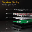 NK68V2 Single-Mode Wired Mechanical Keyboard Portable Gaming Keyboard RGB Hot-Swappable PC Lightweight Mechanical Keyboard