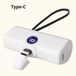 Fast Charging Power Bank Portable Charger External Battery Pack for Iphone Android LED Digital Display 5000Mah Mini Powerbank