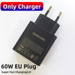 Original Cargador  65W 60W Charger S26 Ultra S25 FE S24 Fast Charging Cable Type C Adapter Galaxy S26 A17 Tablet S11