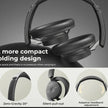 HP06 Bluetooth V6.0 Wireless Open-Ear Headphones Foldable Punchy Bass Headset for PC Laptop Phone TV Lightweight Hollow Airy