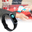 1.1 Inch Amoled Heart Rate Monitor Smart Bracelet Wristband Slim Smart Watch Men Women Waterproof Fitness Tracker Band