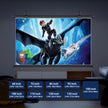 Anti-Light Thick HD Projector Screen 16:9 No-Hole Wall-Mounted Home Projection Screen 60/72/84/92/100/110/120/133Inch