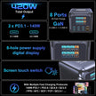 420W Gan Charger PPS PD3.1 140W USB Type C Charger Digital Display Fast Charging Station for Macbook Iphone 17 Samsung