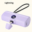 Fast Charging Power Bank Portable Charger External Battery Pack for Iphone Android LED Digital Display 5000Mah Mini Powerbank