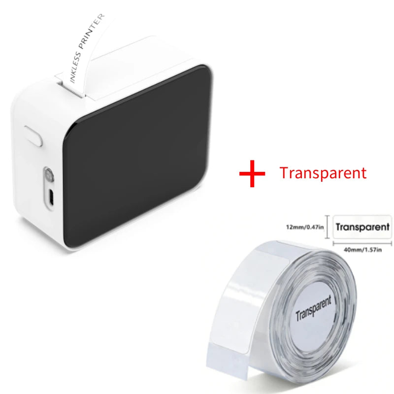 P15 Mini Portable Thermal Printer Wireless Bluetooth-Compatible Label Tag for Home Office Labeling Sticker Machine