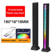 RGB LED Strip Light Music Sound Control Pickup Rhythm Ambient Lamp Atmosphere Night Lights for Bar Car Room TV Gaming Decoration