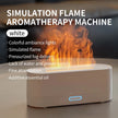 160Ml Flame Diffuser Humidifier 7 Colors Light Changing Essential Oil Diffusers Aromatherapy Diffusers for Home Office Bedroom
