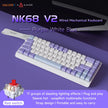 NK68V2 Single-Mode Wired Mechanical Keyboard Portable Gaming Keyboard RGB Hot-Swappable PC Lightweight Mechanical Keyboard