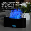 160Ml Flame Diffuser Humidifier 7 Colors Light Changing Essential Oil Diffusers Aromatherapy Diffusers for Home Office Bedroom