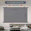 Anti-Light Thick HD Projector Screen 16:9 No-Hole Wall-Mounted Home Projection Screen 60/72/84/92/100/110/120/133Inch