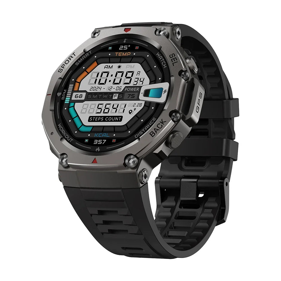 2026 Military BUILT-IN GPS 10ATM Waterproof Smart Watch Built-In 6 Frequency Satellite Outdoors Sports Fitness AMOLED Watch Men