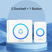 -Smart Home Doorbell, Wireless Outdoor Doorbell, IP65 Waterproof Door Bell, 60 Songs, Smart Security Alarm, Door Bell Chime