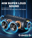 40W Enhanced Bass Portable Outdoor Wireless Speaker