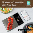 Smart Kitchen Scale Connects to Mobile App for Food Calorie Calculation Fitness Weight Loss Body Management