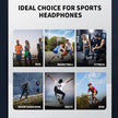 B8 Real Bone Conduction Earphones Bluetooth 5.3 Sports Wireless Headphones IPX5 Waterproof Headset for Outdoor Sports Ear Hook