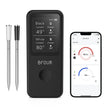 Wireless Meat Thermometer Digital Bluetooth Probes with HD Display & APP Remote Monitoring for Rotisserie Grill BBQ Smoker Steak