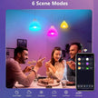 Bluetooth Smart LED Bulb Tuya Light Bulbs AC 85-265V Dimmable Spotlight Bulb 15W E27 RGB+CW+WW LED Color Change Lamp for Home