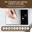 Smart Kitchen Scale Connects to Mobile App for Food Calorie Calculation Fitness Weight Loss Body Management