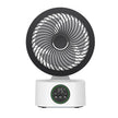 Portable Wall-Hanging Fan with Remote Control Smart Voice Rechargeable USB Household Electric Folding Fan Nightlight Air Cooler