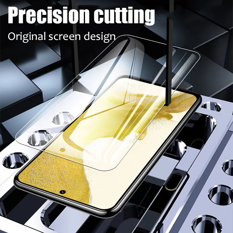 3Pcs Tempered Glass for Samsung Galaxy S23 S24 S25 plus Fe A05S A15 A25 A35 A55 Screen Protector for Samsung S25 Edge S24 Ultra