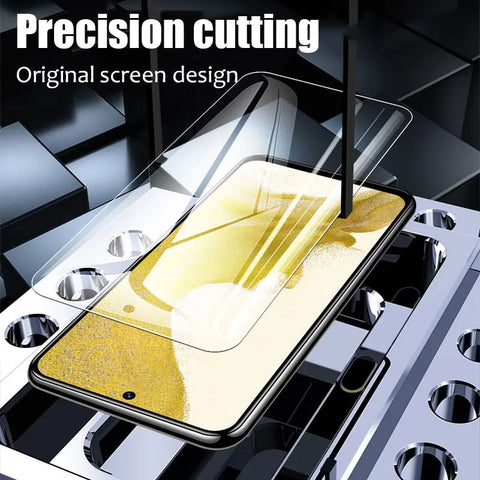 3Pcs Tempered Glass for Samsung Galaxy S23 S24 S25 plus Fe A05S A15 A25 A35 A55 Screen Protector for Samsung S25 Edge S24 Ultra