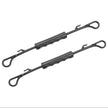 1/2Pcs Car Safety Handle, Universal Rear Seat Headrest Grab Bar with Storage Hooks, Durable Vehicle Assist Grip for Elderly