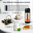 12V 24V Car Electric Kettle 500ML Portable Travel Heating Cup with Digital Temperature Control for Cars Trucks Suvs and Camping