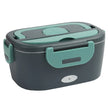 Electric Heated Insulated Lunch Box with Removable Stainless Steel Container, Portable Food Warmer for Car Office School