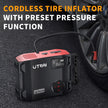 4 in 1 2000A Jump Starter Power Bank 16000Mah 150PSI Air Compressor Tire Pump Portable Charger Car Booster Starting Device