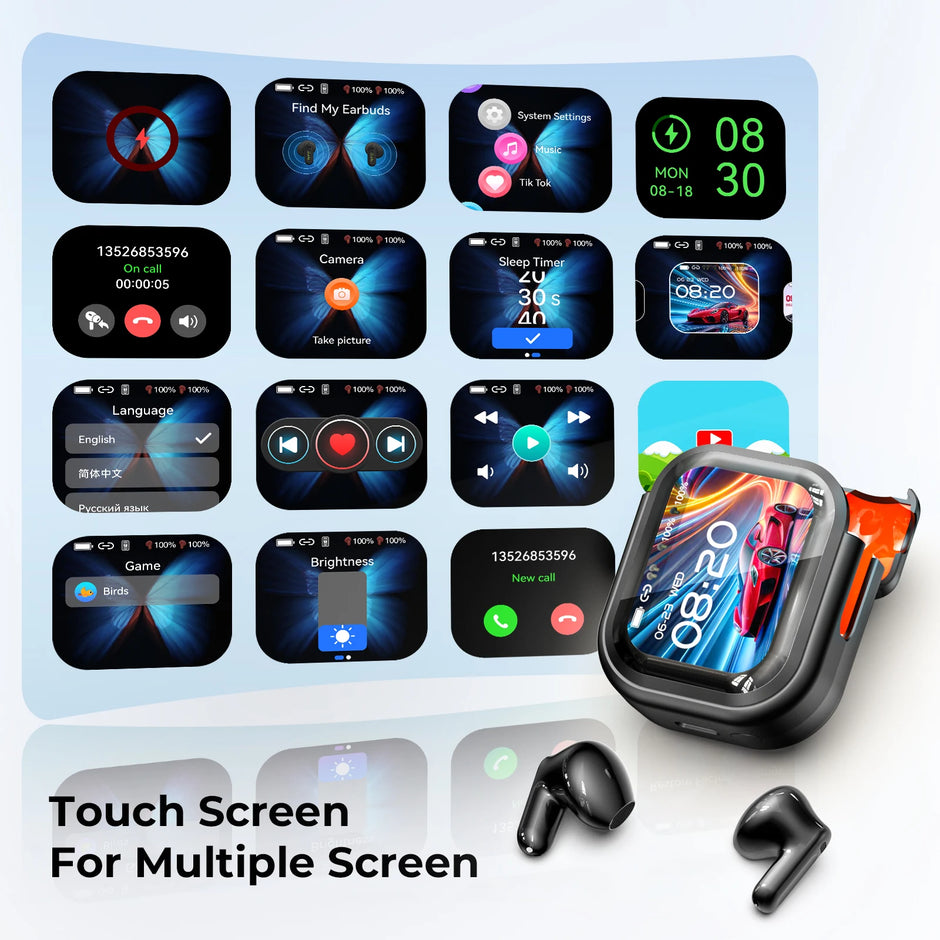  ANC Noise Cancelling, Touch Screen Earbuds