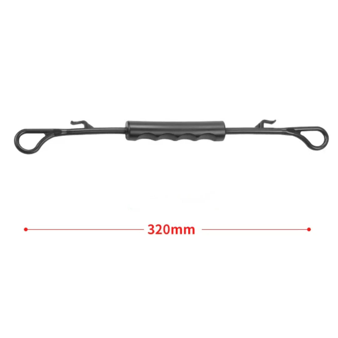 1/2Pcs Car Safety Handle, Universal Rear Seat Headrest Grab Bar with Storage Hooks, Durable Vehicle Assist Grip for Elderly