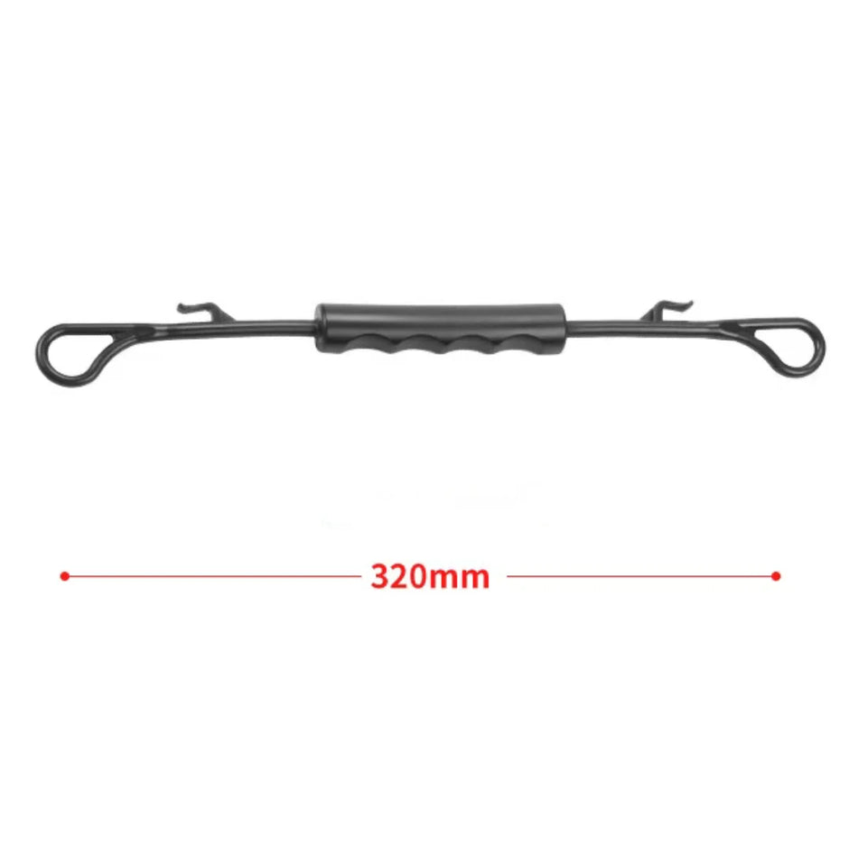 1/2Pcs Car Safety Handle, Universal Rear Seat Headrest Grab Bar with Storage Hooks, Durable Vehicle Assist Grip for Elderly