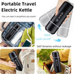 12V 24V Car Electric Kettle 500ML Portable Travel Heating Cup with Digital Temperature Control for Cars Trucks Suvs and Camping