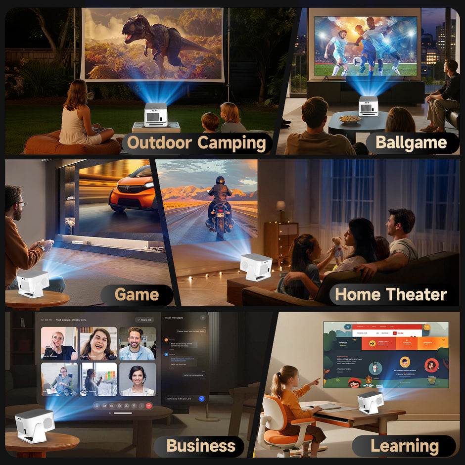 Portable Android 14 Projector