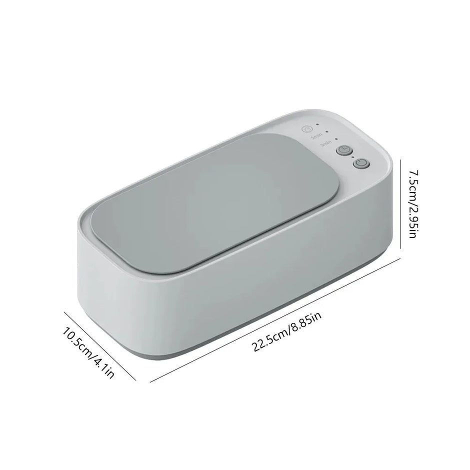 Portable Ultrasonic Cleaner Rechargeable 40Khz Deep Clean for Jewelry Eyeglasses Razors Braces Comb Makeup Brush Etc