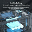 Portable Ultrasonic Cleaner Rechargeable 40Khz Deep Clean for Jewelry Eyeglasses Razors Braces Comb Makeup Brush Etc