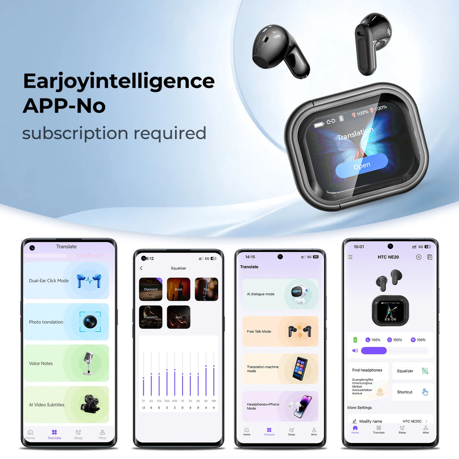  ANC Noise Cancelling, Touch Screen Earbuds