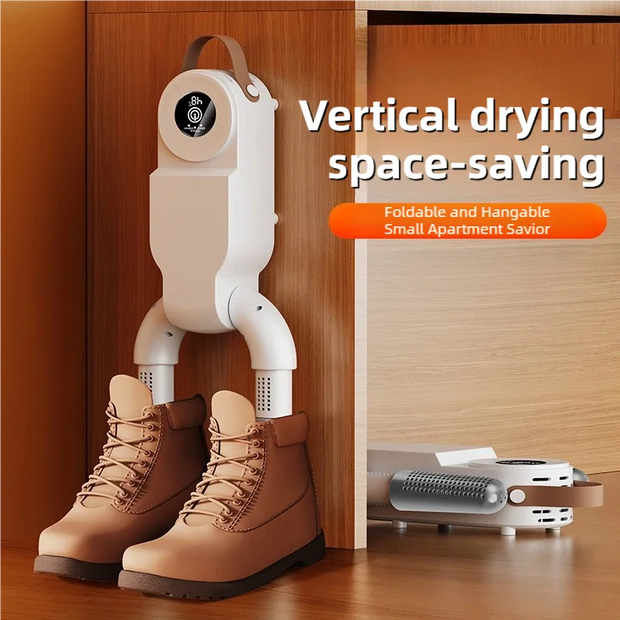 New Foldable Touch Screen Shoe Dryer Fast Heating Sterilization Heater Socks Dryer Shoe Hot Air Deodorizing Dehumidifier