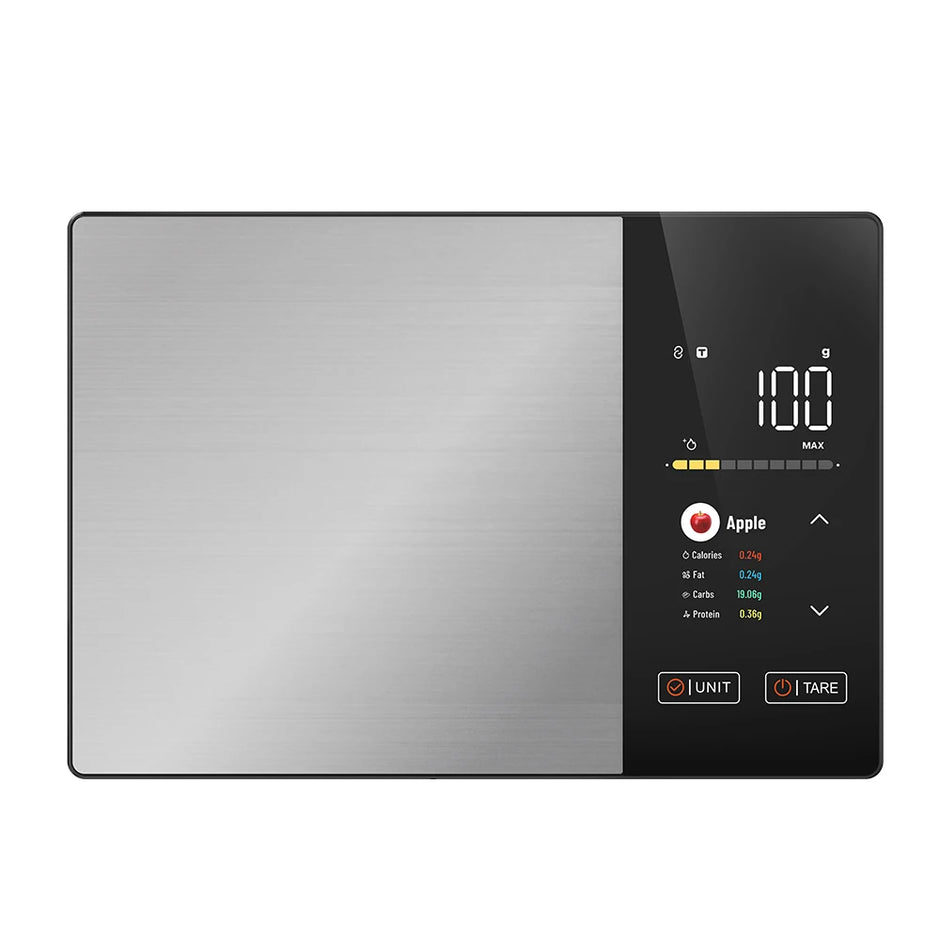 Smart Kitchen Scale Connects to Mobile App for Food Calorie Calculation Fitness Weight Loss Body Management