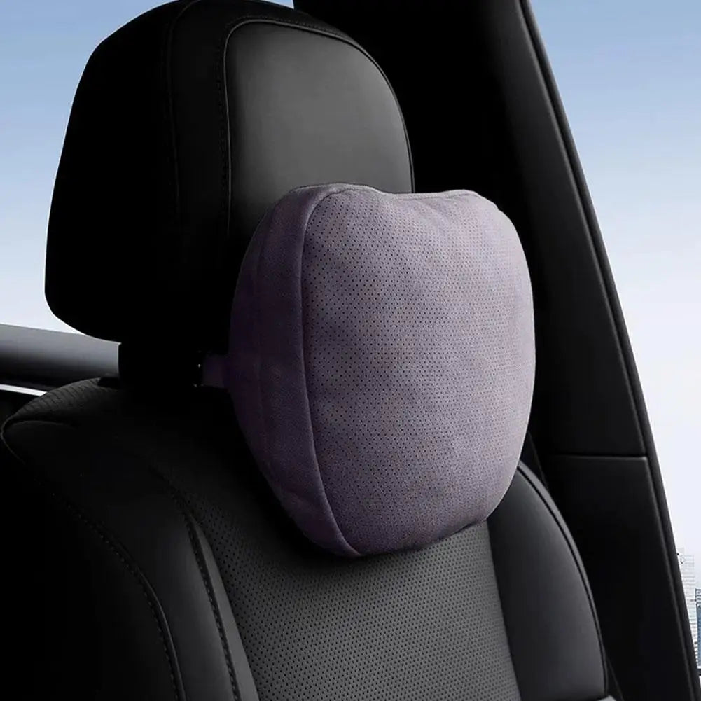 Headrest Universal Adjustable Car Neck Pillow Lumbar Support Cushion Soft Memory Foam for S Class Sedan SUV Vehicle Comfort